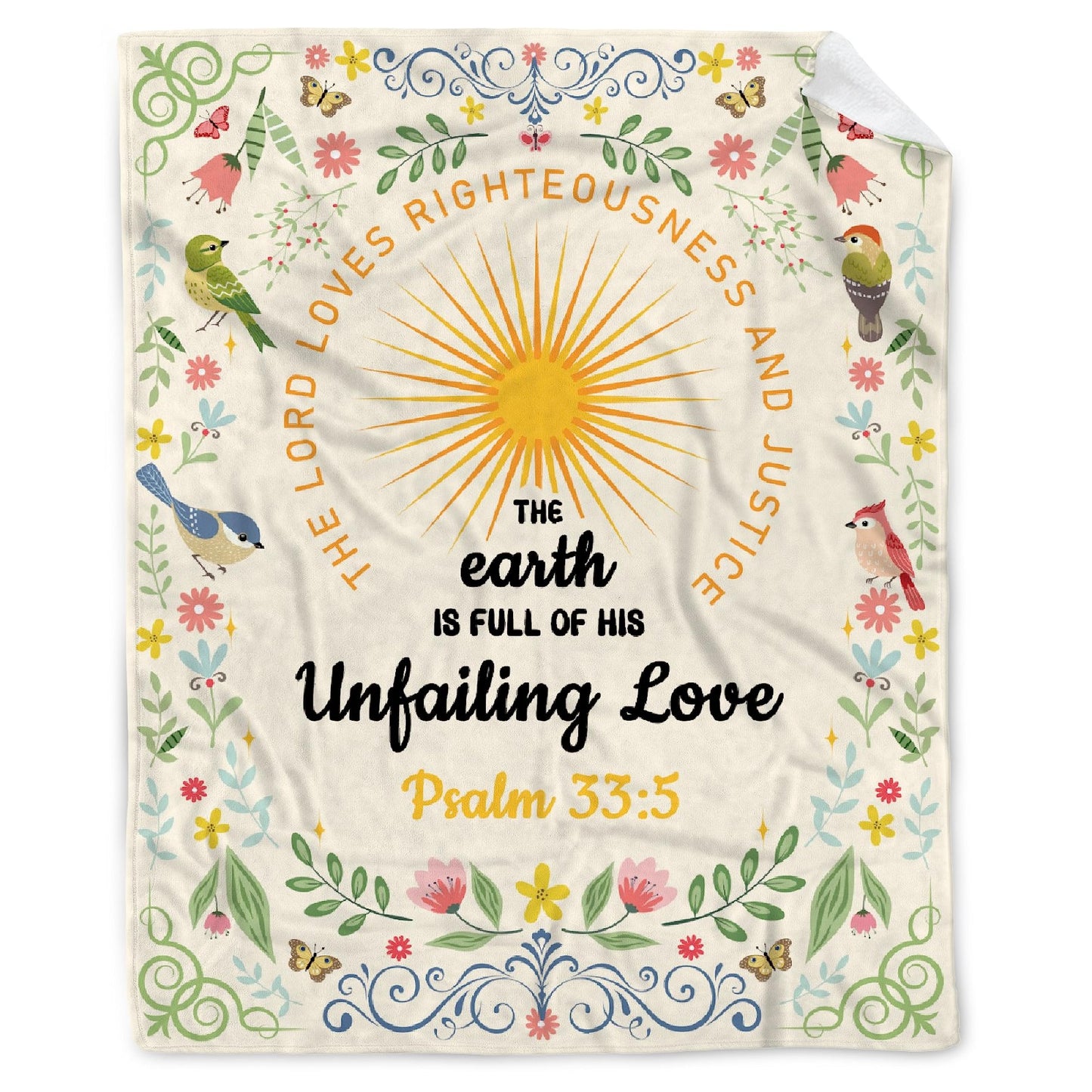 AMITAYUS Floral Scripture Bible Verse Throw Fleece Throw Sympathy Prayer Blanket Religious Christian Inspirational Gifts for Women Art Decor - 40''x50''