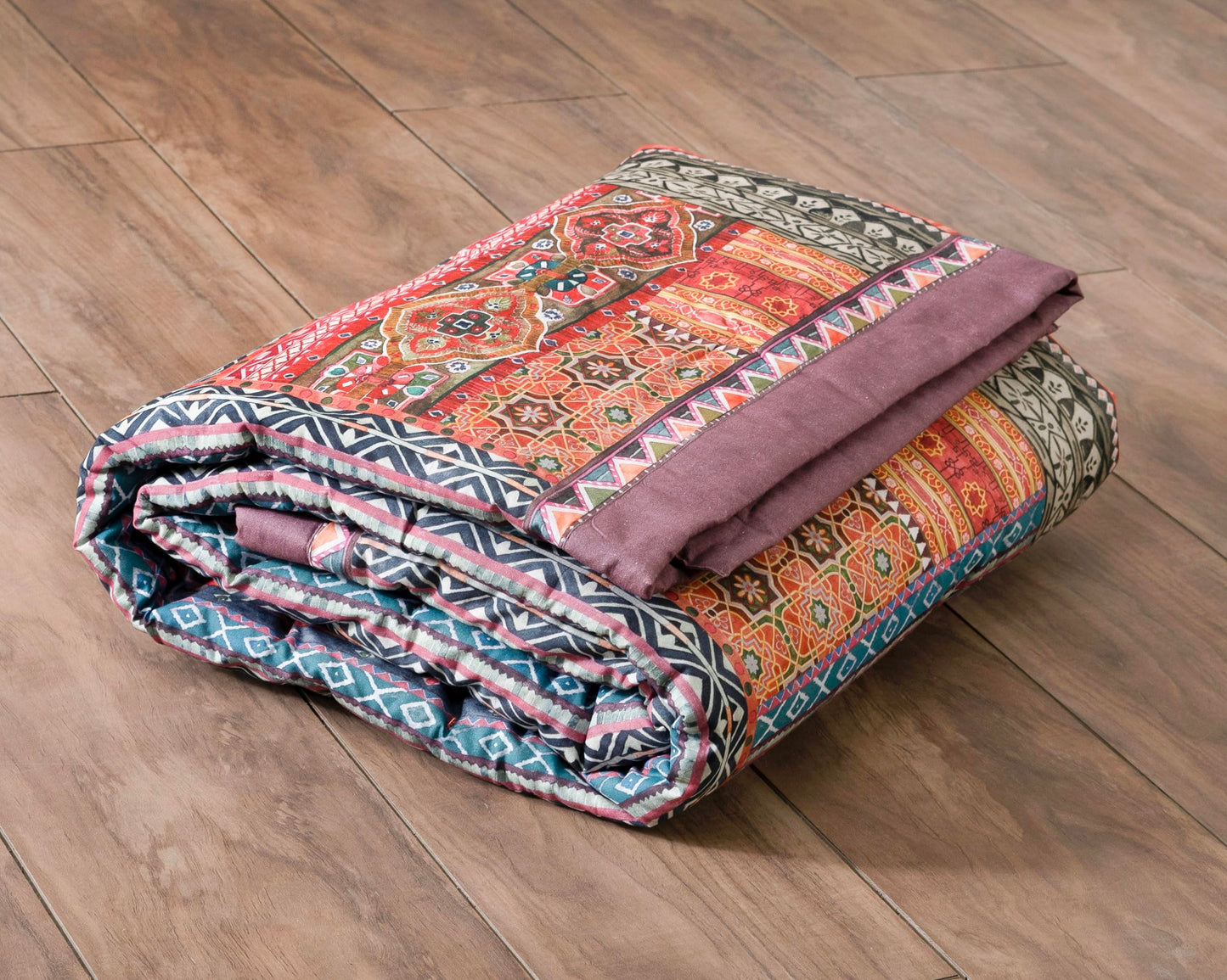 Maison d' Hermine Throw Blanket for Couch Lightweight Soft Warm Breathable Cotton Throw Blankets for Bed Girls Boys Women Men Gifts Sofa Travel Living Room Spring Summer (Ispahan, 60" X 80")