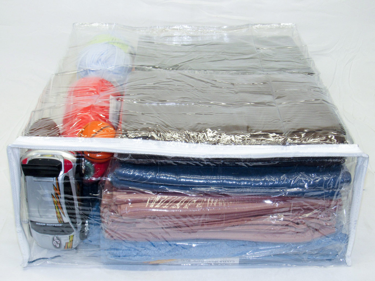 Oreh Homewares 5-Pack X-Large (20" x 23" x 8") Heavy Duty Vinyl Zippered Storage Bags (Clear) for Sweaters, Blankets, Comforters, Bedding Sets (15.9 Gallon)