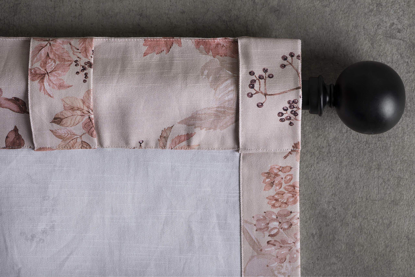Maison d' Hermine Curtains for Living Room 100% Cotton 96 inch Length One Panel Light Filtering Curtains for Windows with Rod and Loop Pockets Spring Summer (Equinoxe - Beige, 50" W x 96" L)
