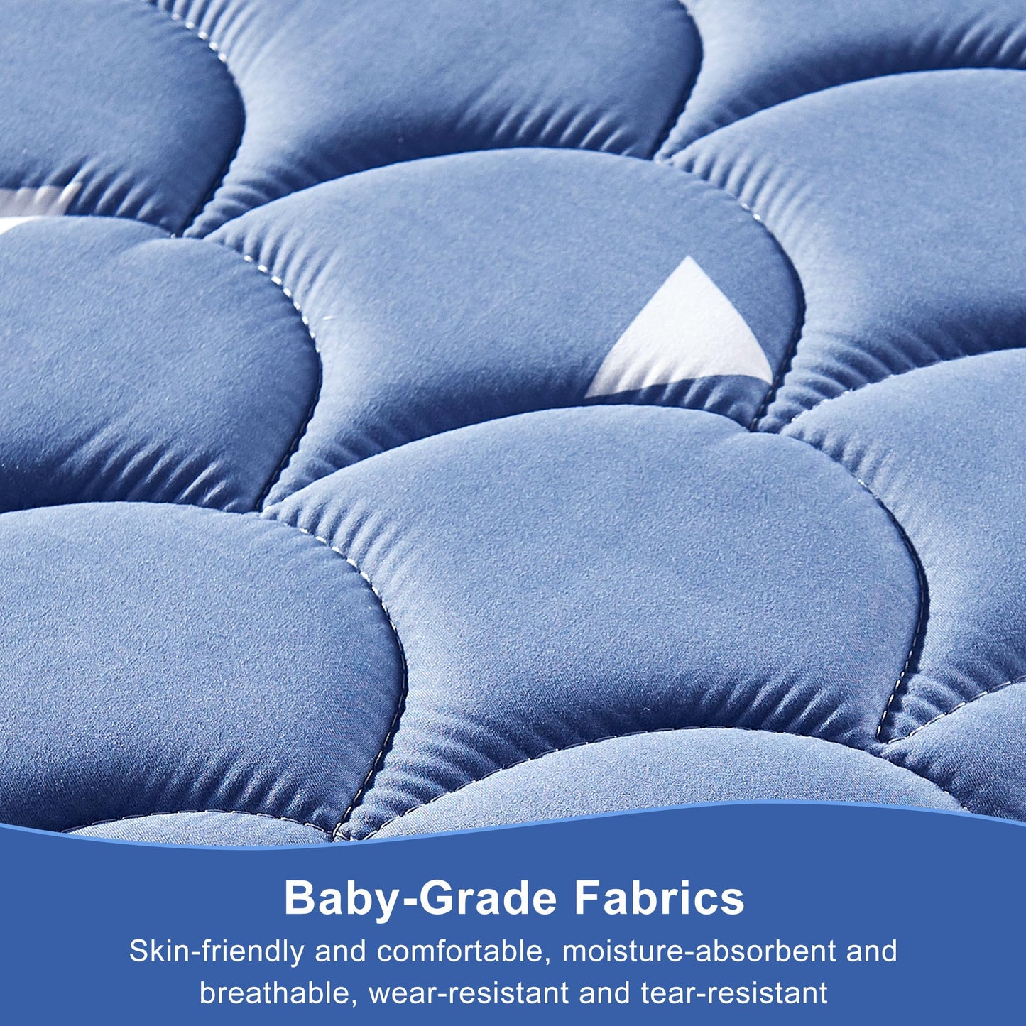 Mini Crib Mattress 38" x 24" x 4"- Firm Support and Comfort Premium Foam,Noiseless and Odorless,Hypoallergenic Mini Crib Mattress,Fits Mini and Portable Cribs,Dual Sided with Soft Breathable Fabric