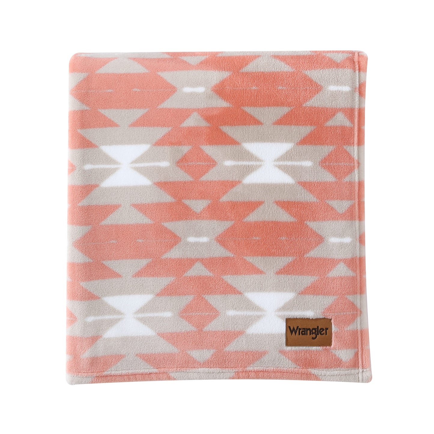 Wrangler - Blanket, Super Soft Plush Bedding, Yellowstone Inspired Throw Blanket for Couch or Bed (Navajo Khaki, 50" x 70")