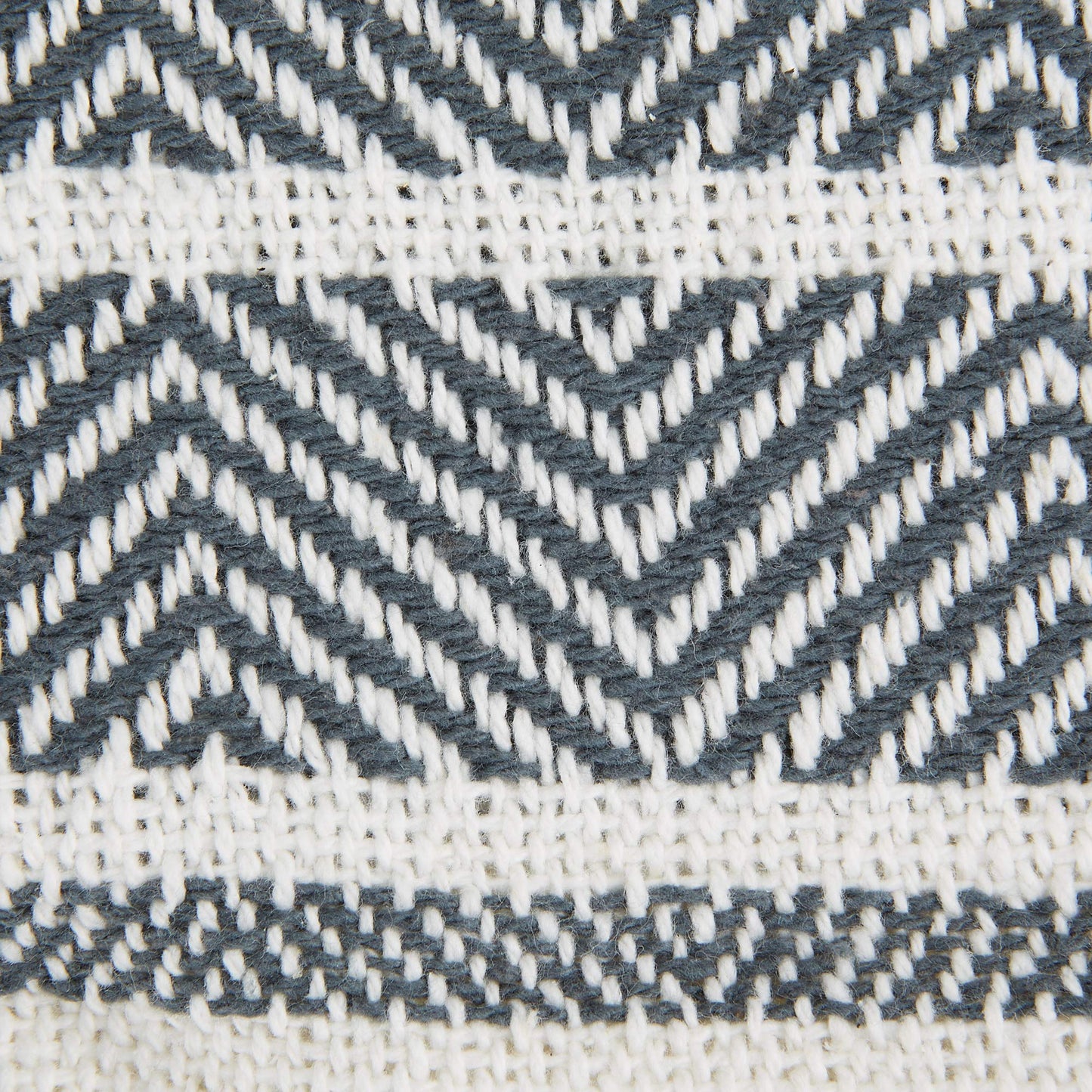 DII New Traditional, 2-Tone Chevron Stripe Throw, 50x60, Stone