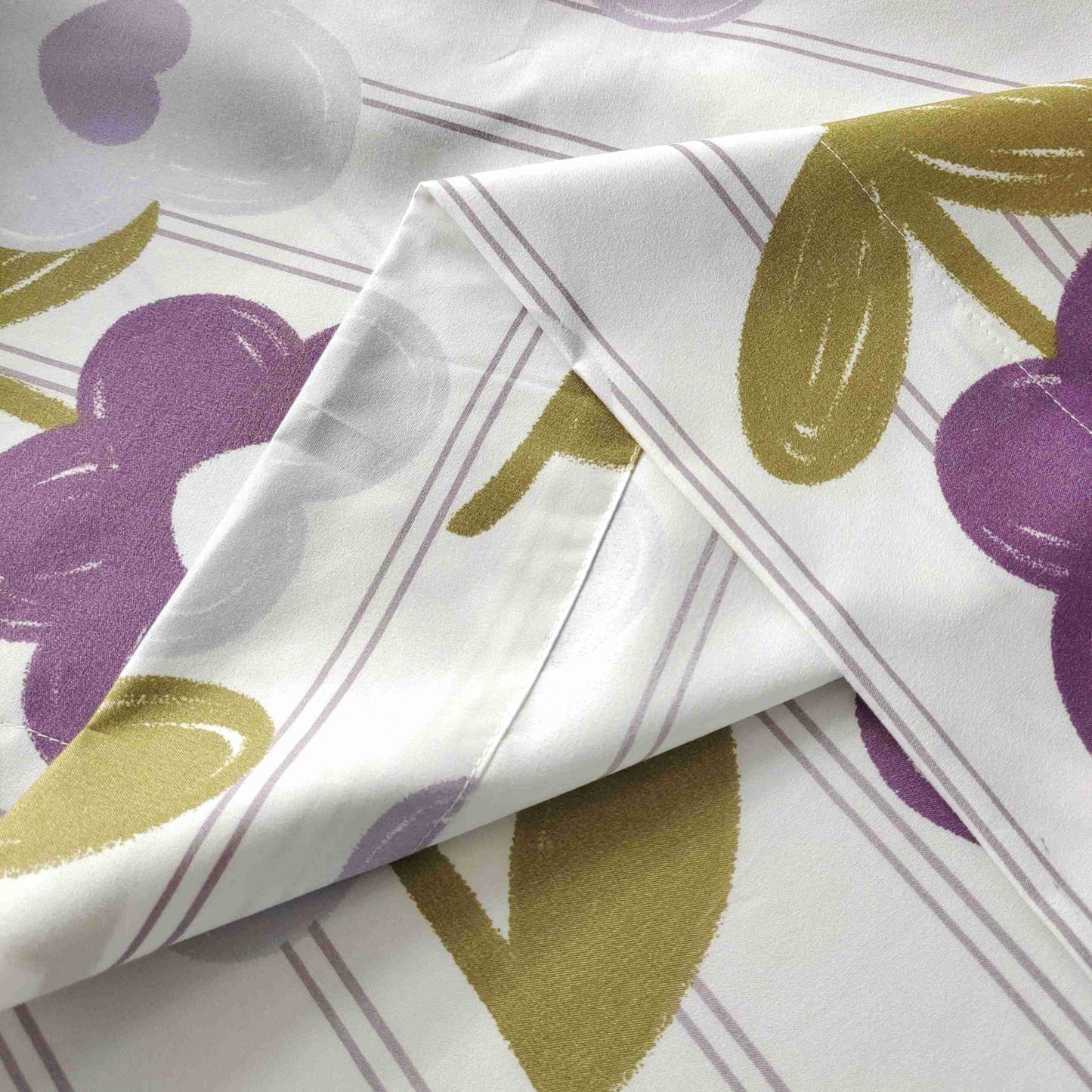 SDIII 4PCS Purple Floral Twin Bed Sheets Set, Soft Microfiber Floral Bed Sheets Twin, Wrinkle and Fade Resistant, Cooling Sheet on Amazon