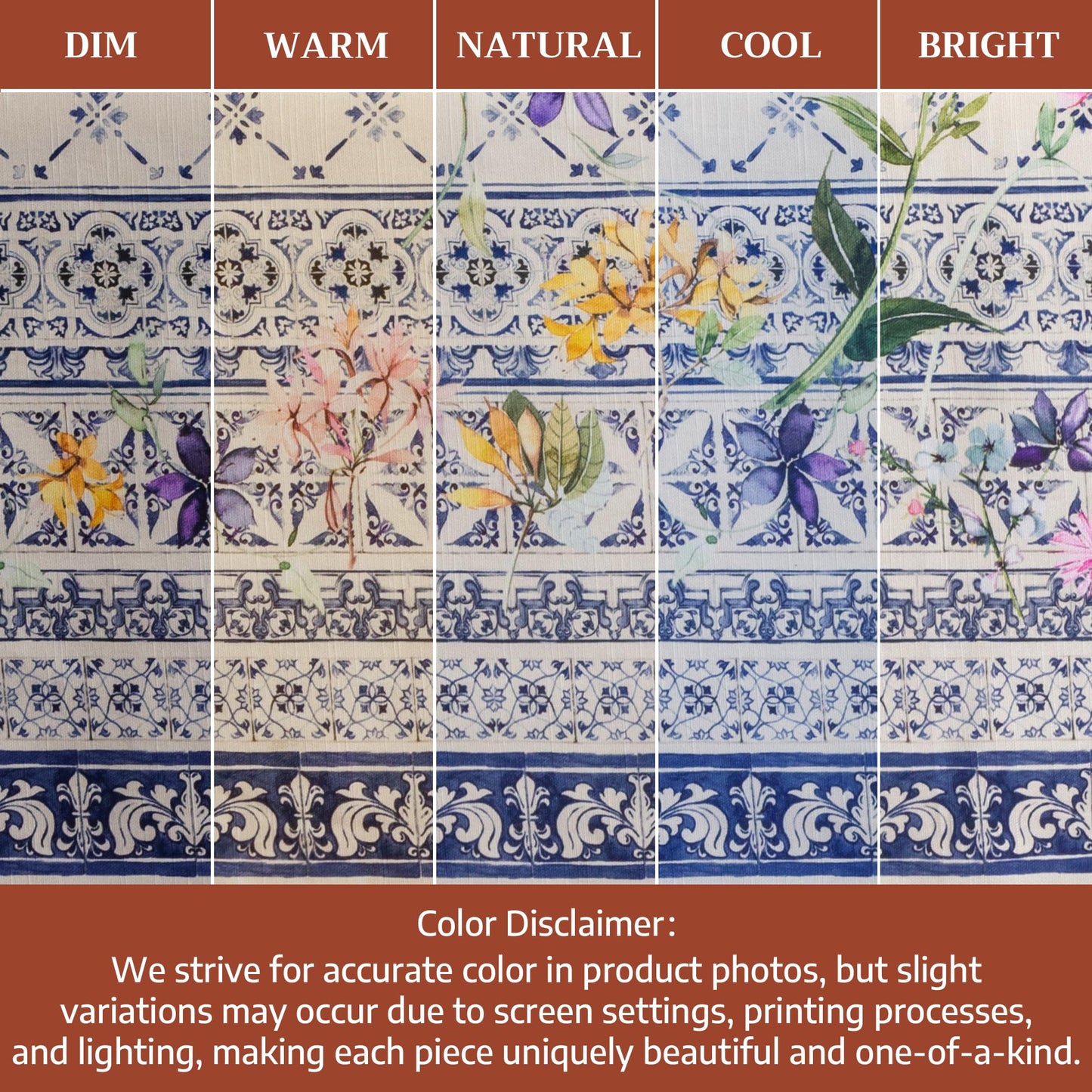 Maison d' Hermine Table Cloth Rectangle Table 100% Cotton 54 x 72 Inches Tablecloth Reusable Decorative for Dining Kitchen Room Farmhouse Party Home Hotel Restaurant Spring Summer - Faience