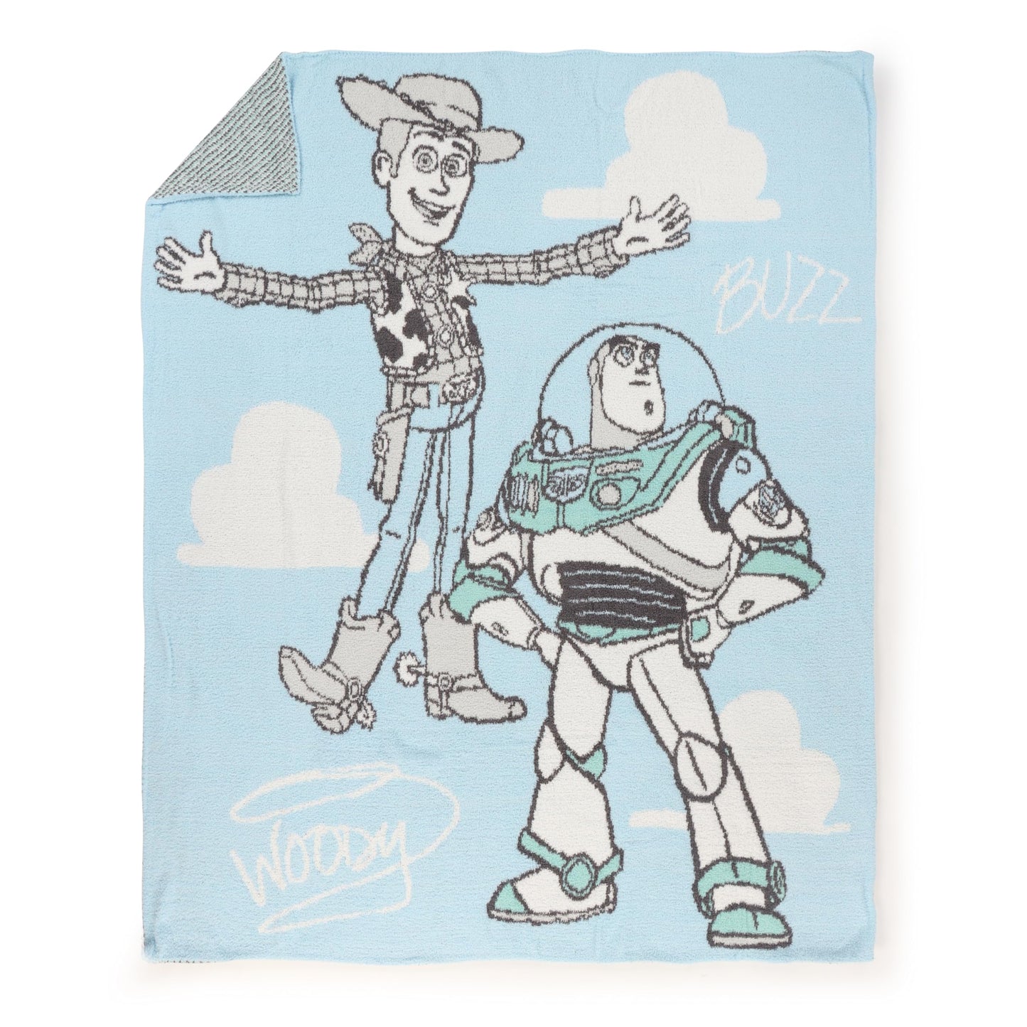 Jay Franco Kids Plush Throw Blanket – Soft & Comfy Fluffy 50x70 Inches Throw for Couch or Bed – Cozy Home Décor for Living Room & Bedroom, Multi - Toy Story