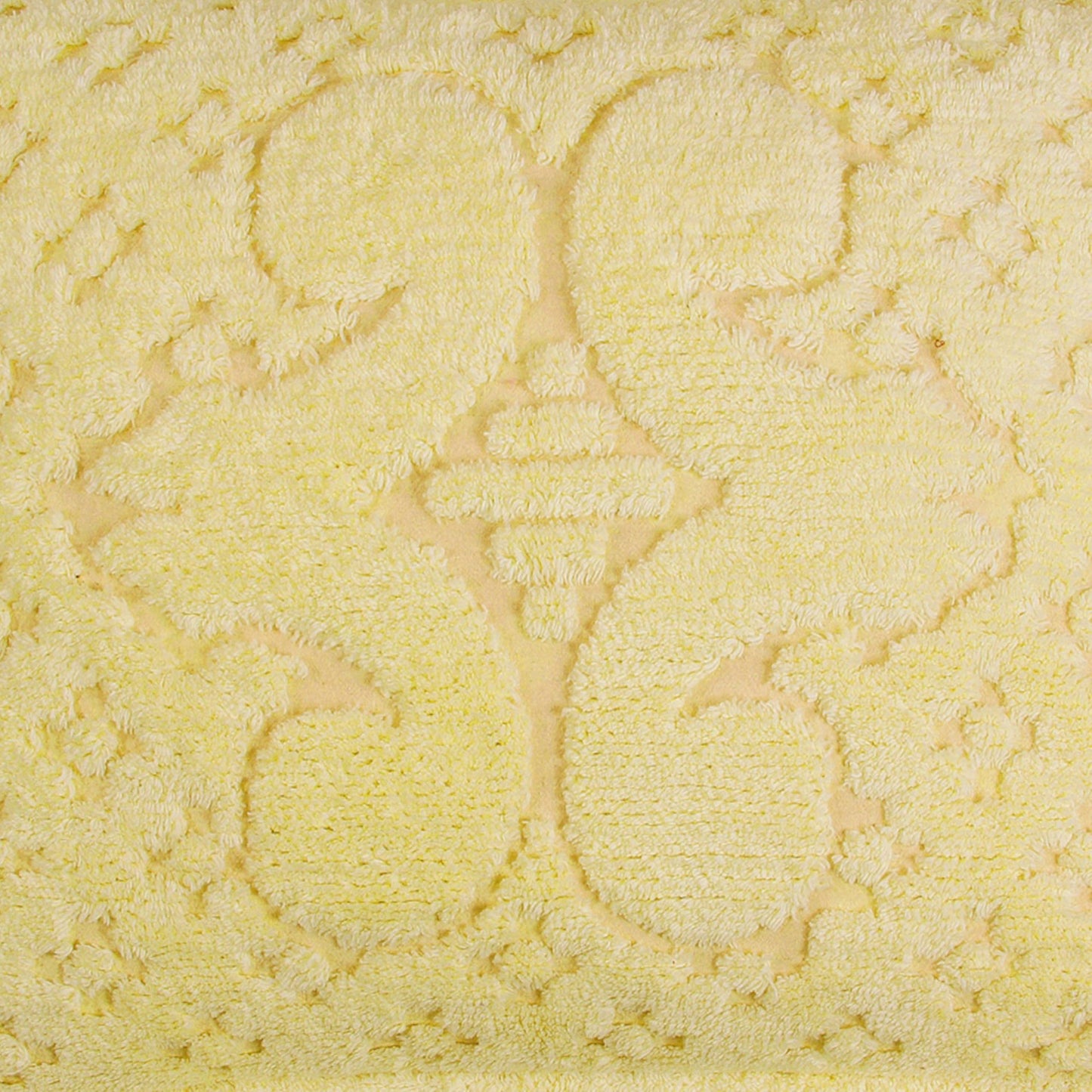 Better Trends Medallion Chenille Bedspread Queen Size 102" x 110", 100% Cotton Tufted Coverlet, Soft Lightweight Bedding Cover for Bedroom Décor Yellow
