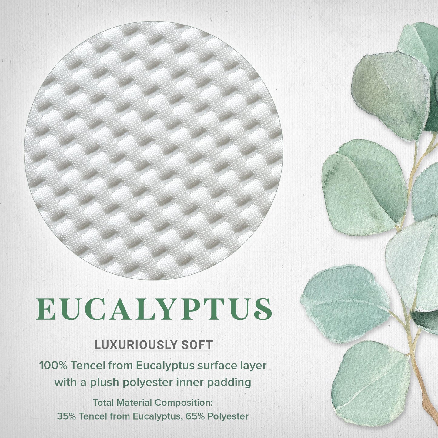 STYLINEN Tencel Eucalyptus Waterproof Mattress Protector - 100% Waterproof, Ultra Soft & Cooling with 16 Deep Pockets, Noiseless Protection from Stains & Spills (Queen)