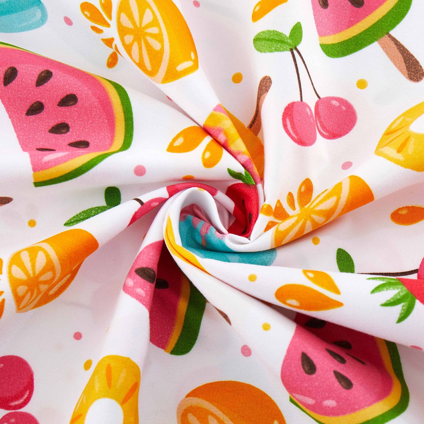 1500 Supreme Kids Bed Sheet Collection - Fun Colorful and Comfortable Boys and Girls Toddler Sheet Sets - Deep Pocket Wrinkle Free Soft and Cozy Bedding - Twin, Fruity Fun