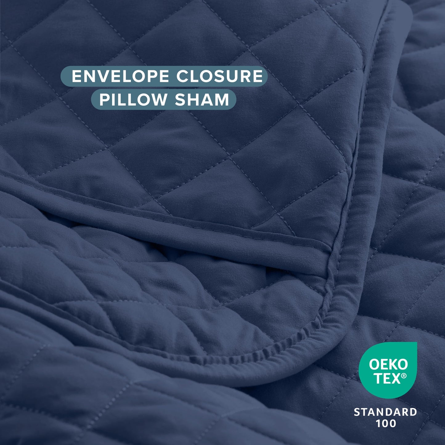 Bare Home Coverlet Set - Twin/Twin Extra Long - Lightweight Bed Decor - Comforter Alternative - All-Season Quilted Bedspread (Twin/Twin XL, Dark Blue)