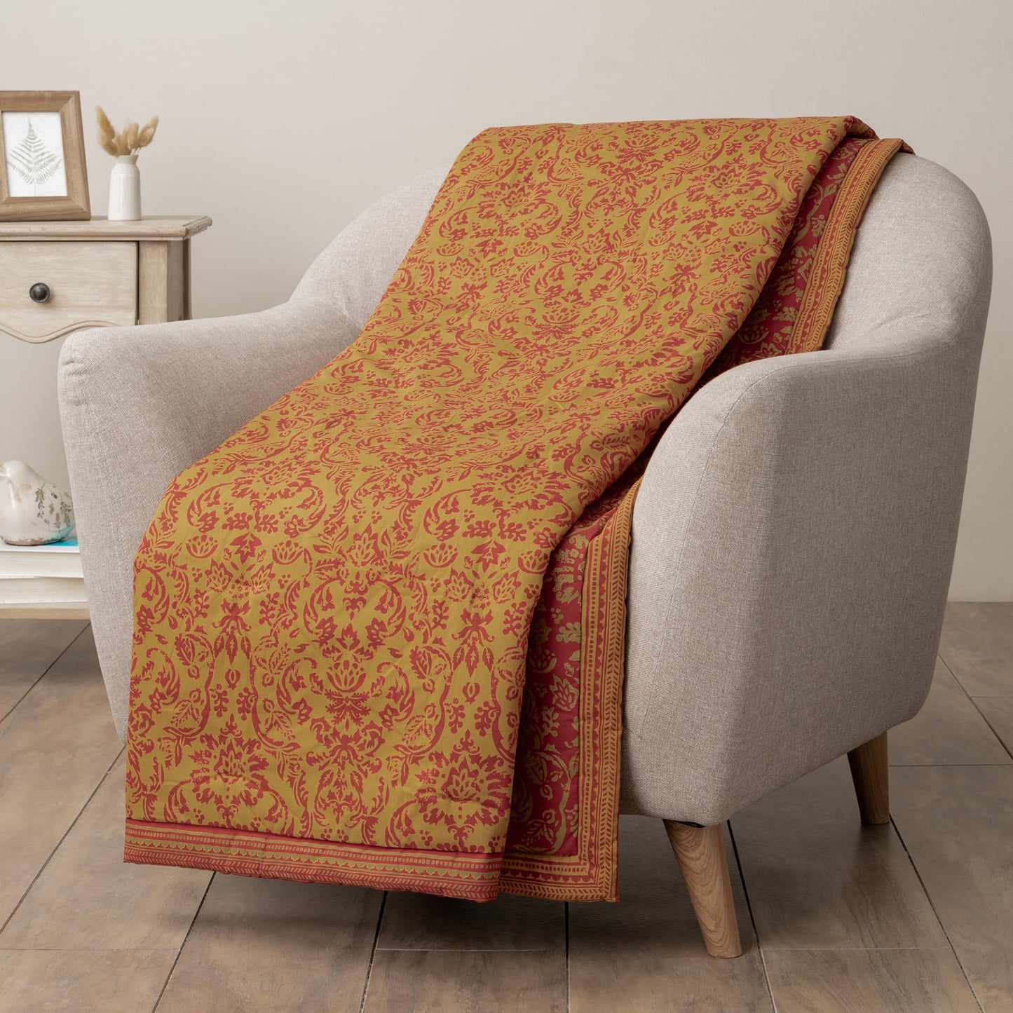 Maison d' Hermine Throw Blanket for Couch Lightweight Soft Warm Breathable Cotton Throw Blankets for Bed Girls Boys Women Men Gifts Sofa Travel Living Room Spring Summer (Sofia, 60" X 80")