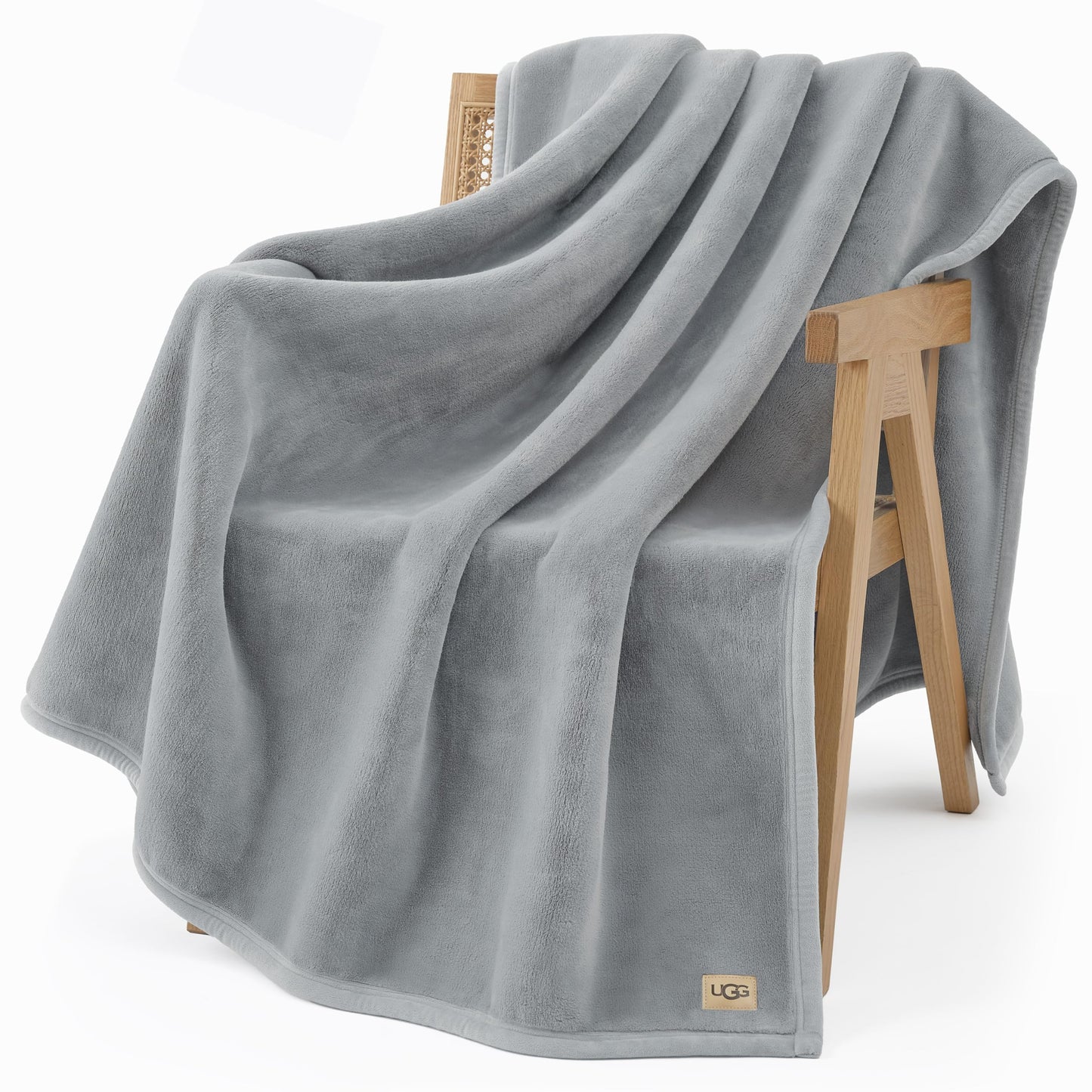 UGG Coco Plush Fleece Throw Blanket – Soft & Cozy Blanket for Couch, Bed & Sofa, Perfect for Home Decor, House Warming Gifts or Luxurious Birthday Gifts for Women, 50" x 70", Seal Gray