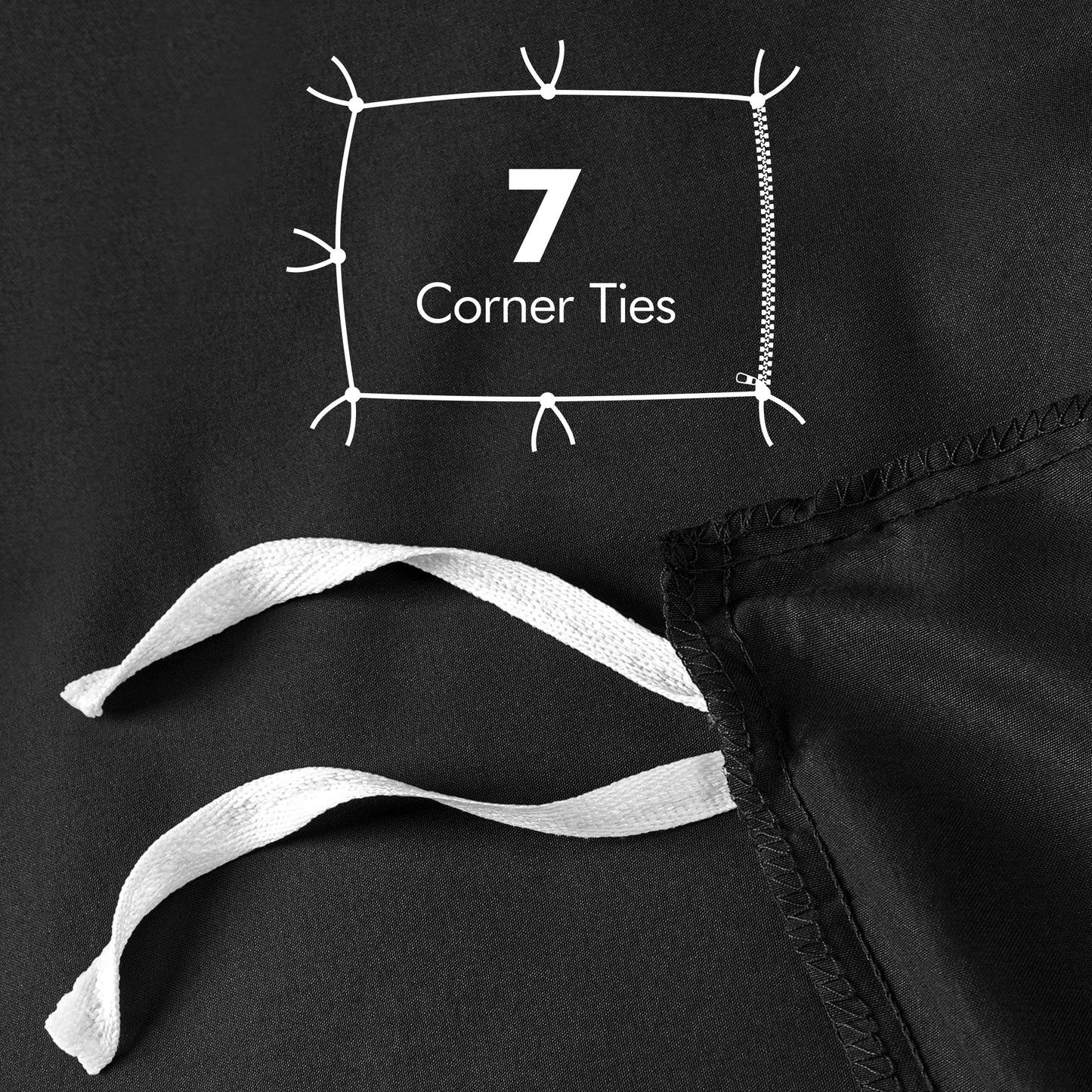 Utopia Bedding Duvet Cover Queen Size - 3 Piece with Zipper Closure - 1 Comforter Cover 90X90 Inches & 2 Pillow Shams 20X26 Inches (Black) Comforter Not Included