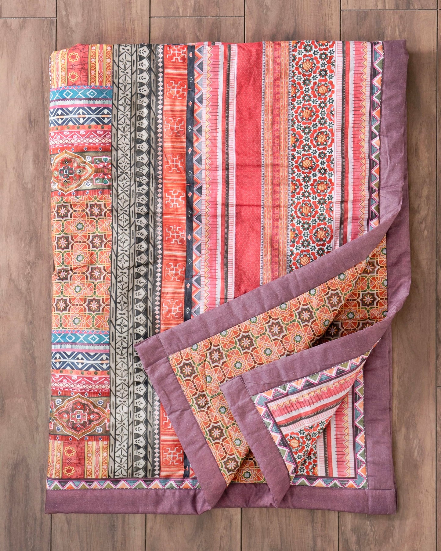Maison d' Hermine Throw Blanket for Couch Lightweight Soft Warm Breathable Cotton Throw Blankets for Bed Girls Boys Women Men Gifts Sofa Travel Living Room Spring Summer (Ispahan, 60" X 80")