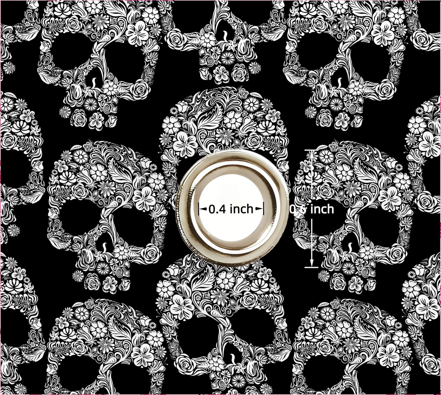 SDIII Sugar Skull Shower Curtain Set 72x72 Inch, Waterproof Microfiber Gothic Shower Curtain Set Skeleton for Victorian Goth Bathroom Decor Halloween