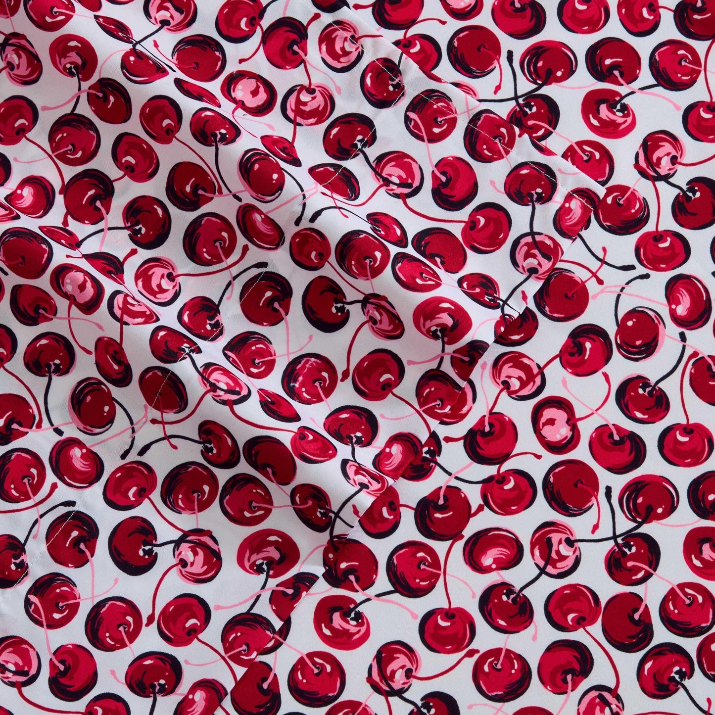 Betsey Johnson - Queen Size Sheet Set, Soft Printed Microfiber Bedding with Deep Pocket Fitted Sheet, Bed Sheets with Matching Pillowcases, Pop Art Cherry Red