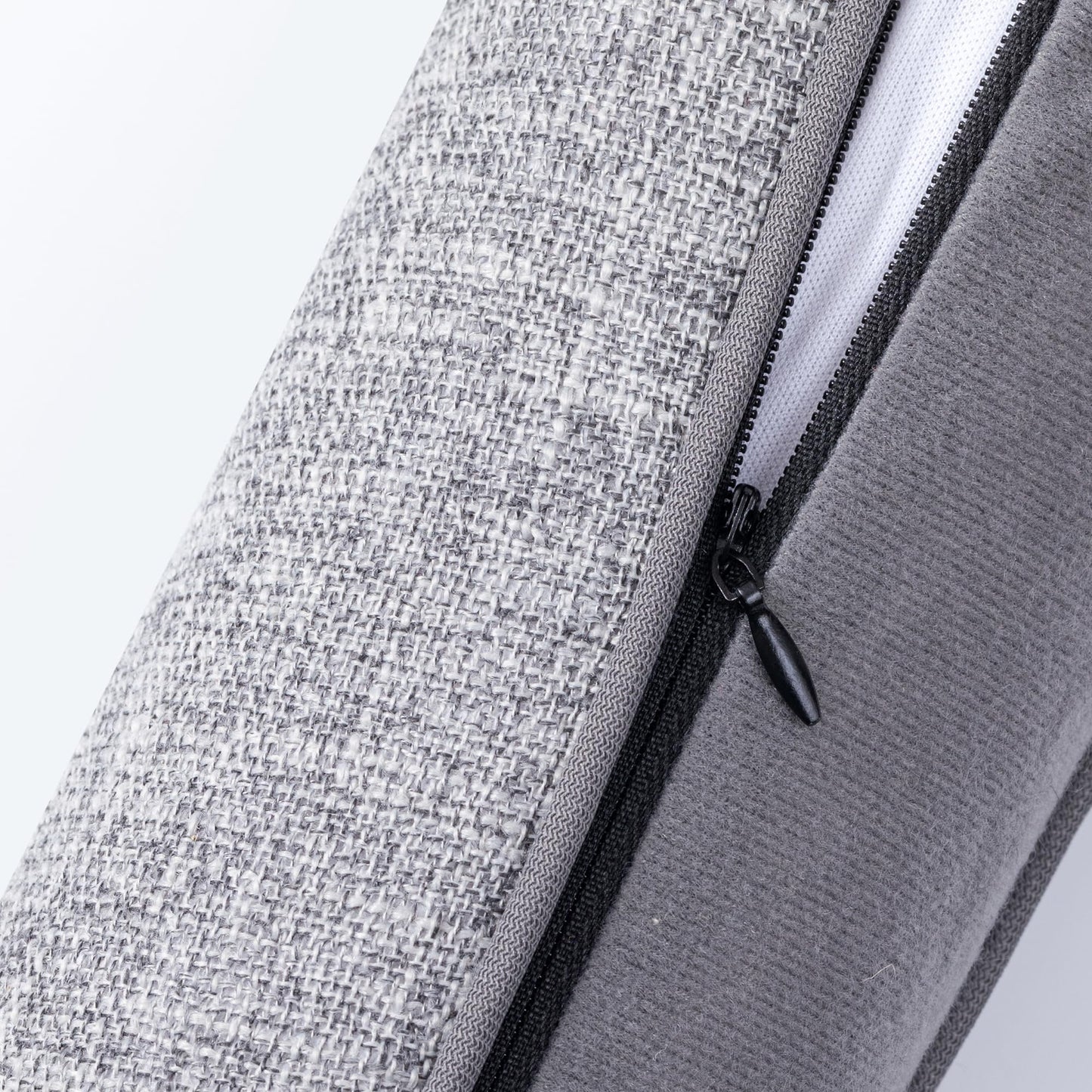 Sunolga 60" Linen Door Draft Stopper Blocks Hot and Cold Air with Removable Washable Cover for Bottom of Door, All-Season Seal for Noise, Wind, Door Sweep for Gaps Up to 3", Home Essentials, Gray