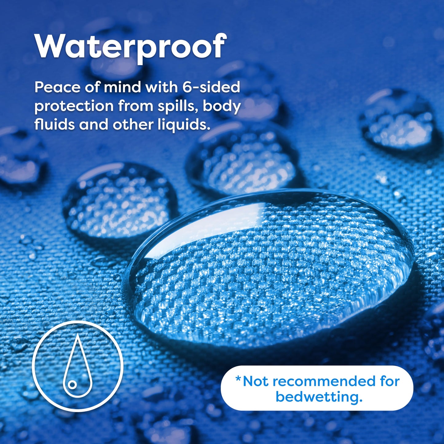 HOSPITOLOGY PRODUCTS Mattress Encasement - Zippered Bed Bug Dust Mite Proof Hypoallergenic - Sleep Defense System - Queen - Waterproof - Stretchable - Ultra Low Profile 6" Depth - 60" W x 80" L