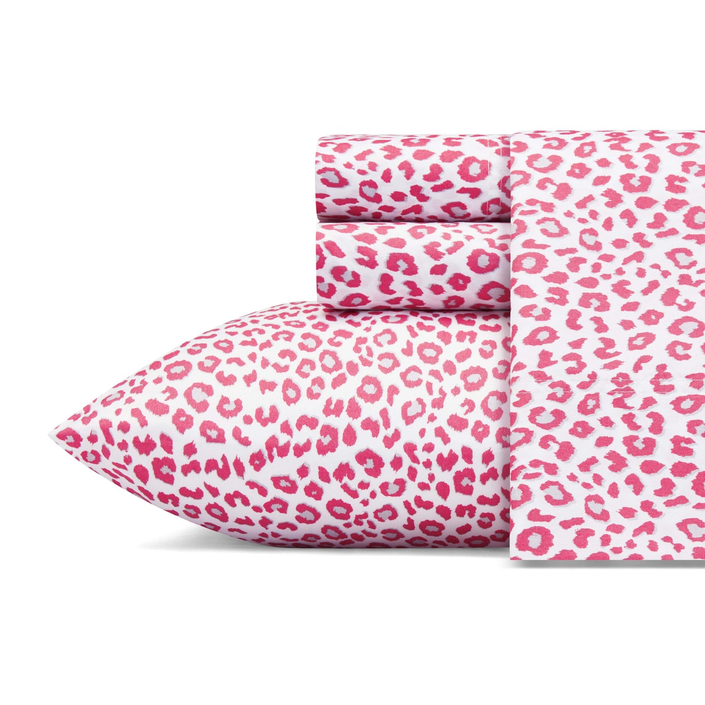 Betsey Johnson - Queen Bed Sheets, Soft & Lightweight Bedding, Fade & Wrinkle Resistant (Leopard, Queen)