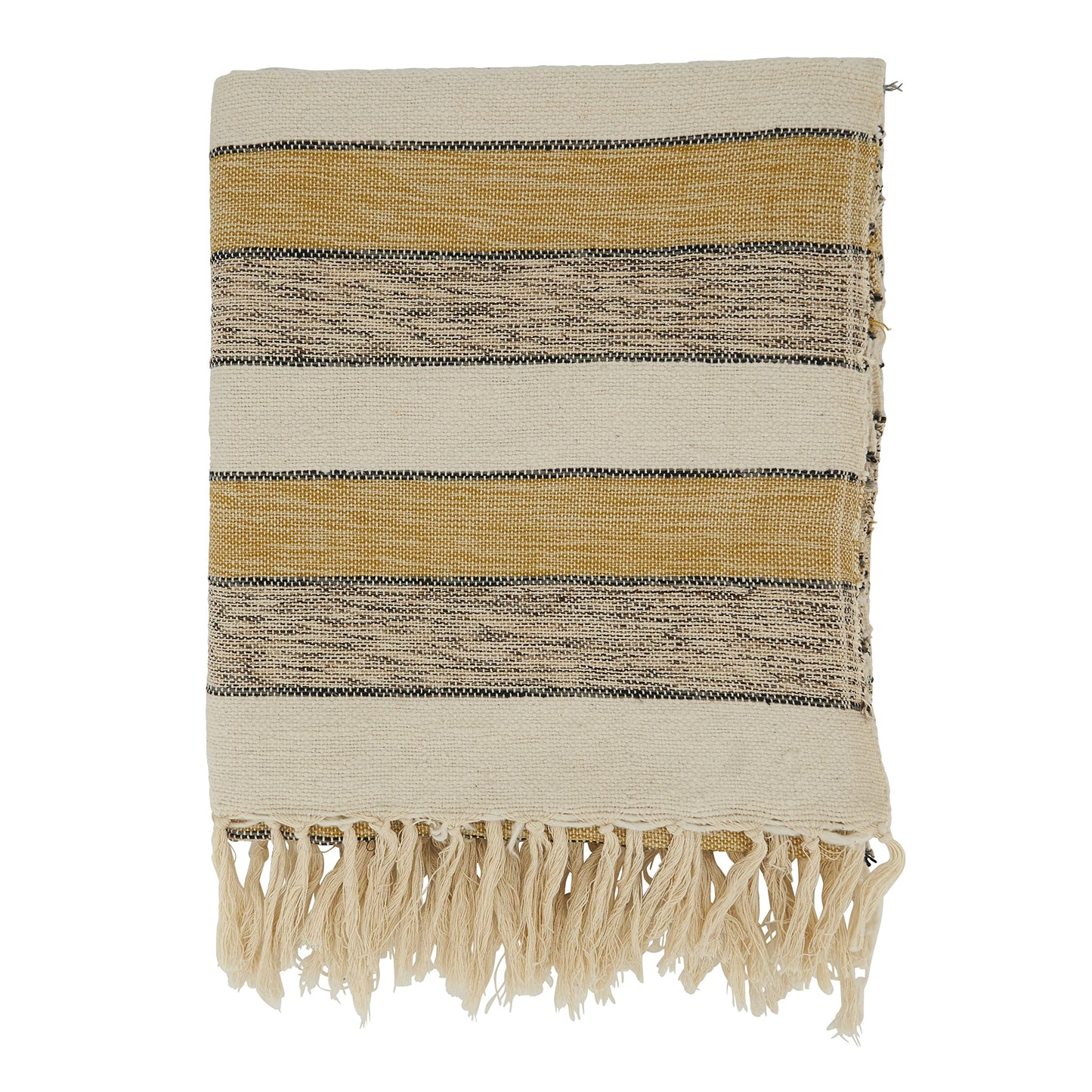 SARO LIFESTYLE Striped Design Throw Blanket