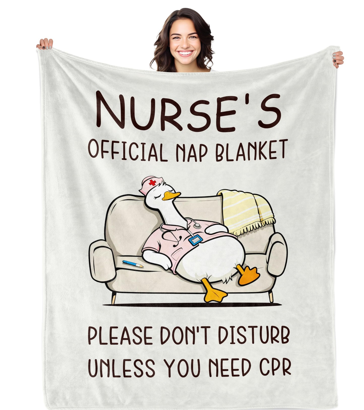 Bariceneth Nurses Week Gifts Blanket 50" X 60", Nurse Gifts for Women, Gifts for Nurses, Nurse Appreciation/Week/Day Gifts 2026, LPN RN Nursing Student Graduation Birthday Present
