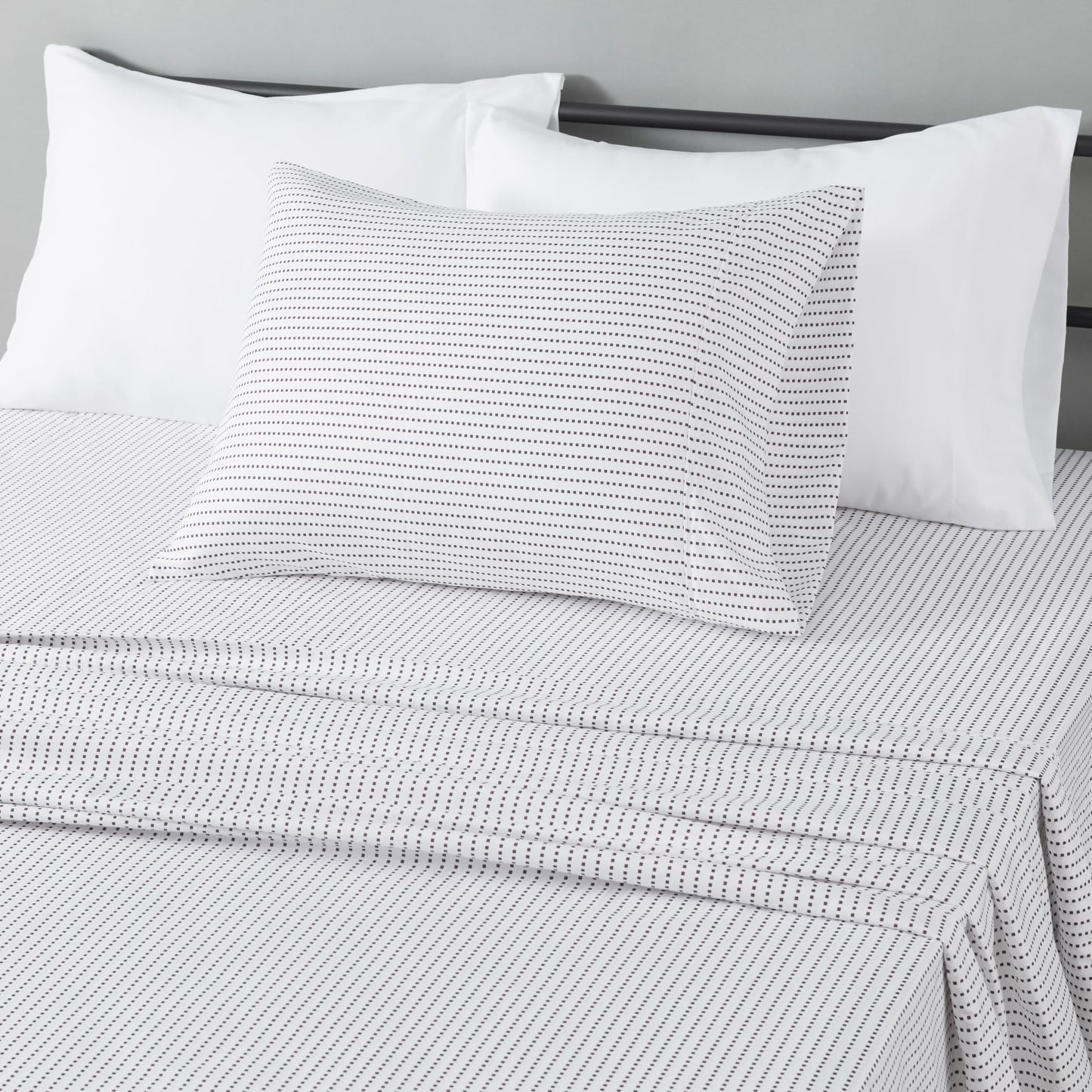 Amazon Basics Lightweight Super Soft Easy Care Wrinkle Free Microfiber 3-Piece Bed Sheet Set with 14-Inch Deep Pockets, Twin, Plum, Solid