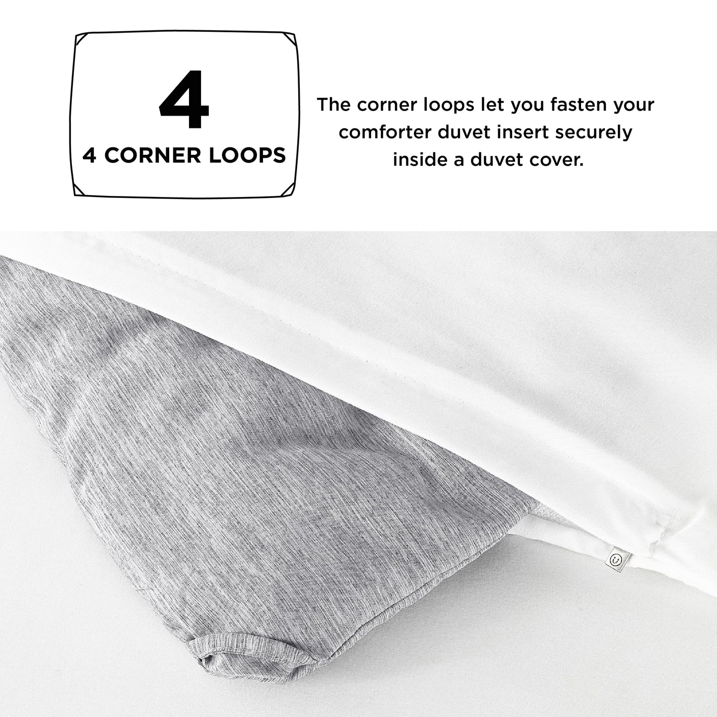 Bedsure Oversized King Comforter Set - Grey Soft Bedding for All Seasons, Cationic Dyed Bed Set, 3 Pieces, 1 Oversized King Size Comforter (120"x98") and 2 Pillow Shams (20"x36"+2")