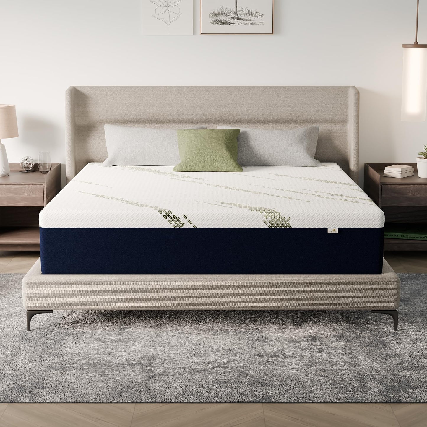 KONFEIN Twin Mattress 10-Inch for Cooler Sleep - Cooling Gel Memory Foam with Pressure Relief & Medium Firm Support, Breathable Comfort Twin Size Mattress in a Box for Kids, Adults, Guest Beds & Dorms
