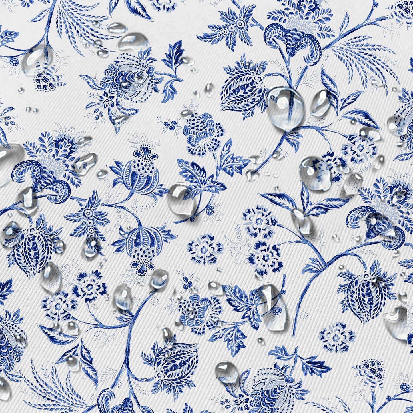ywionf Blue Floral Oval Tablecloth,60x84inch,Blue and White French Country Style Tablecloth,Country Style Flower Polyester Waterproof Table Cloth,Suitable for Farmhouse Kitchen,Party,and Picnic