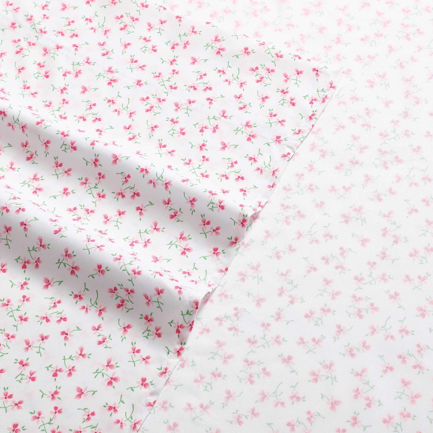 Betsey Johnson - Queen Bed Sheets, Super Soft & Lightweight Bedding with Matching Pillowcases, Fade & Wrinkle Resistant (Ballet Floral Pink, Queen)