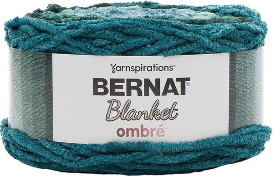 Bernat Blanket Yarn, Ocean Teal Ombre