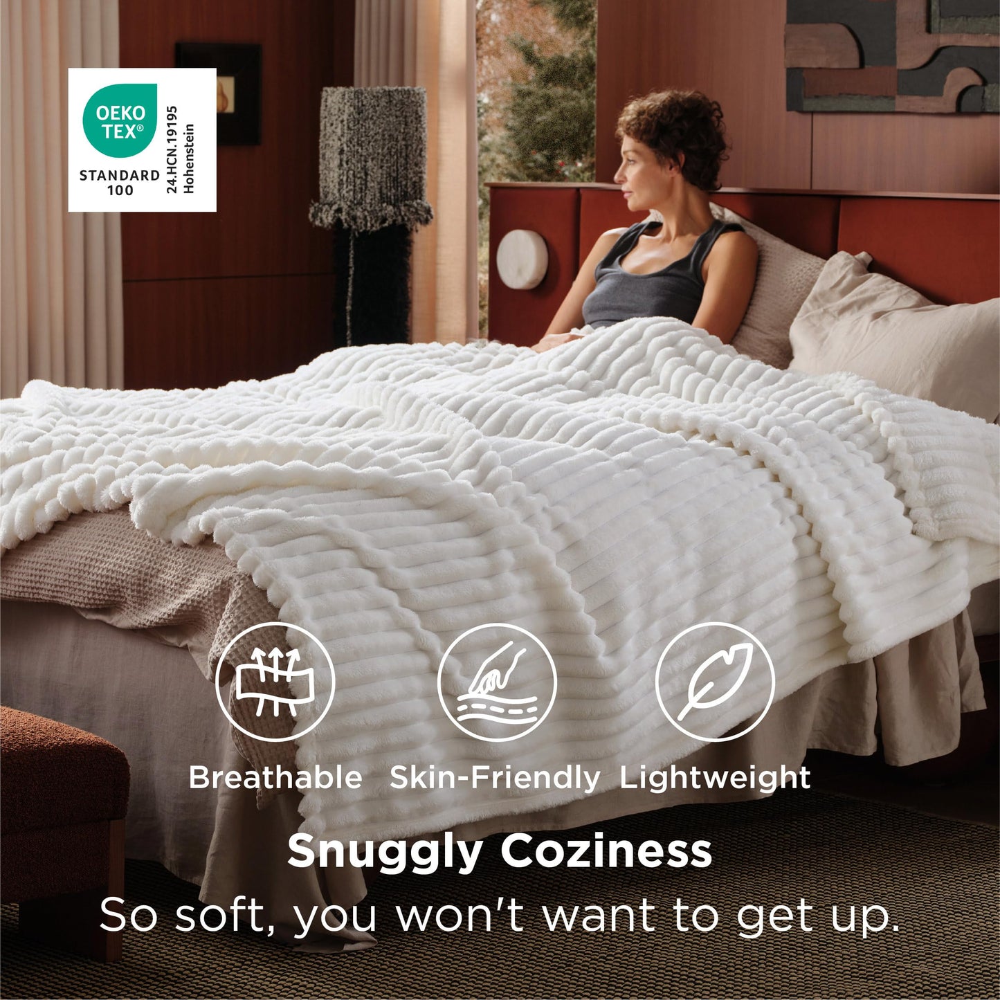 Bedsure GentleSoft Blanket Bundle Cooling Sheets King