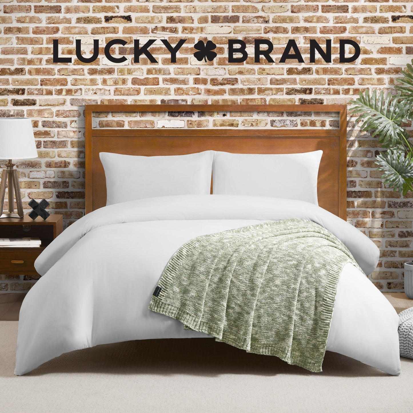 Lucky Brand Logan Taupe/Sage Chenille Knit 50"X70" Throw Blanket - Luxurious Soft Blanket for Ultimate Comfort and Cozy Warmth
