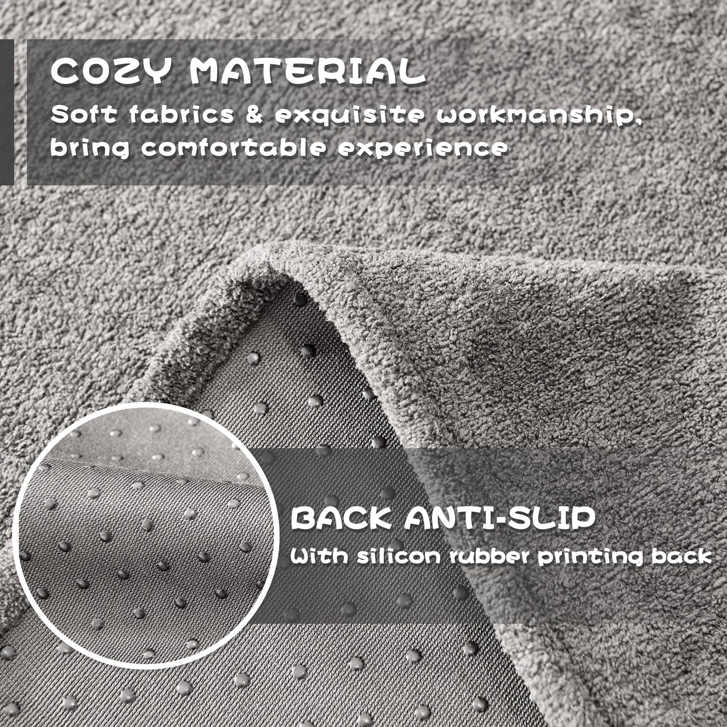MYSKY HOME Couch Cover Sofa Cover for 2 Cushion Couch, Couch Covers for Dogs, Non-Slip Sofa Slipcover, Sofa Covers Washable, Couch Covers for Pets, Cat Scratch Furniture Protector, 71" x 118", Grey