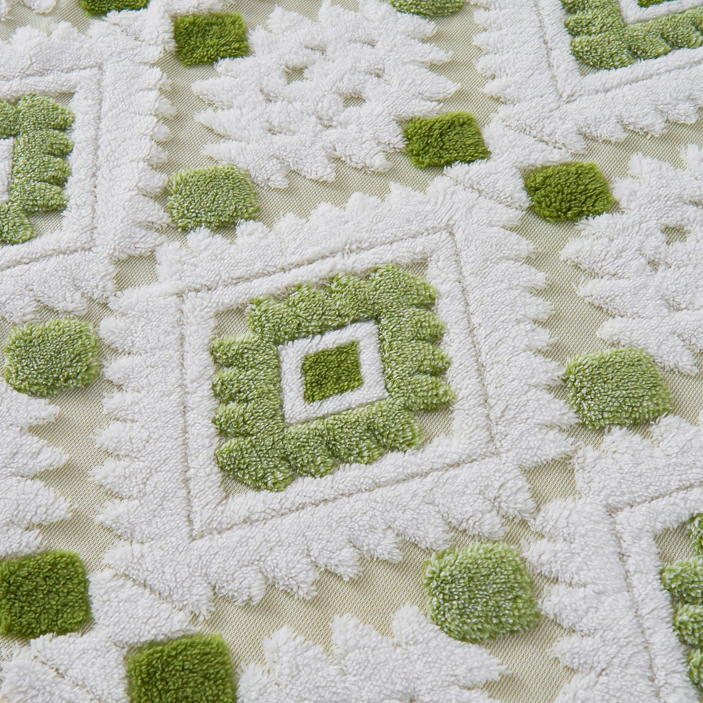 LEVINIS Large Bohemian Bed Blankets 80'' × 90'', Ultra Soft Aztec Bed Blanket for All Season, Cozy, Plush, Bohemian Throw Blanket for Bed/Couch/Sofa/Office/Camping, Green