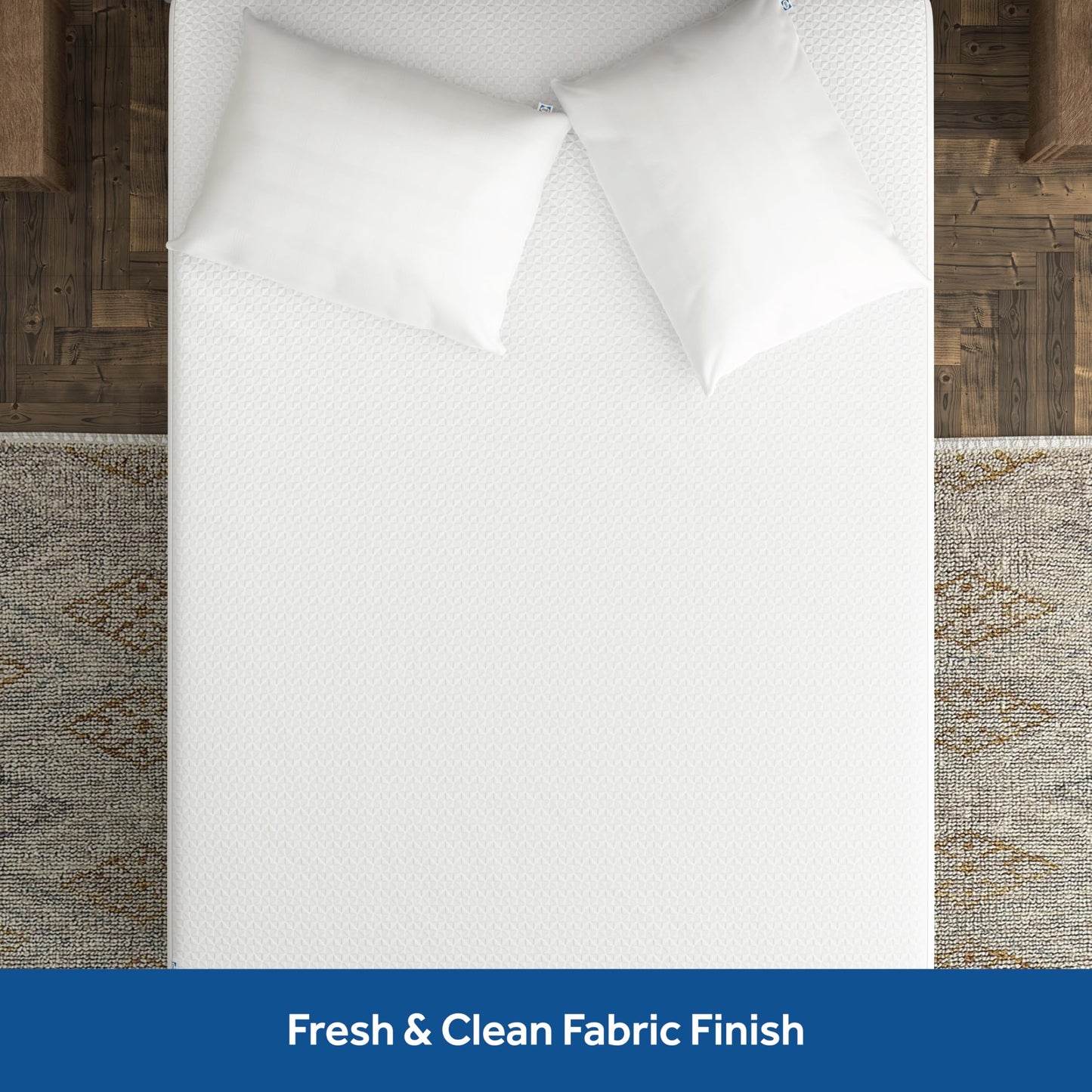 Sealy Complete Protection Waterproof Stain Protection Soft Comfort Top PerfectGrip Stretch Sidewalls Machine Washable Fitted Mattress Protector, Queen Size, White