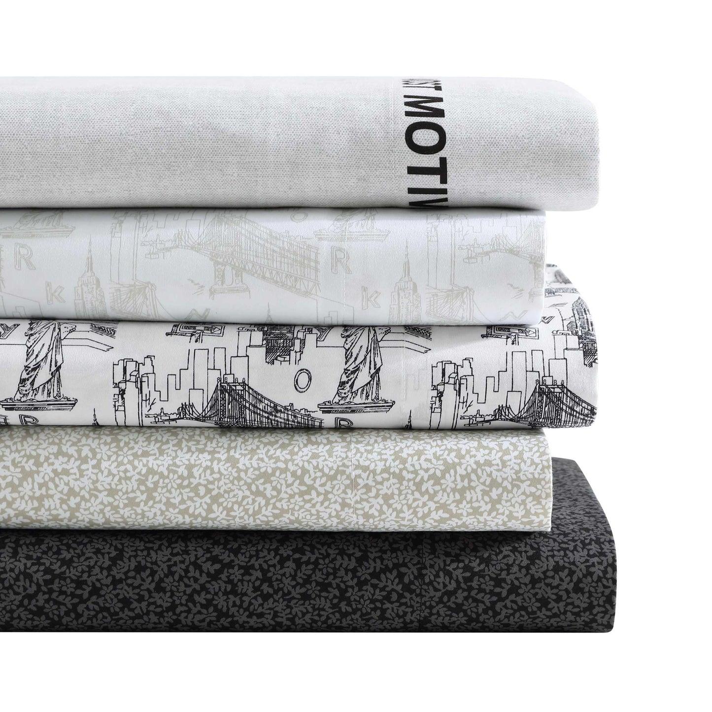 Kenneth Cole - Queen Sheet Set, Super Soft Wrinkle-Resistant Bedding with Bonus Pillowcases, Floral Home Decor, Oeko-Tex Certified (Chill Flowers Beige, Queen)