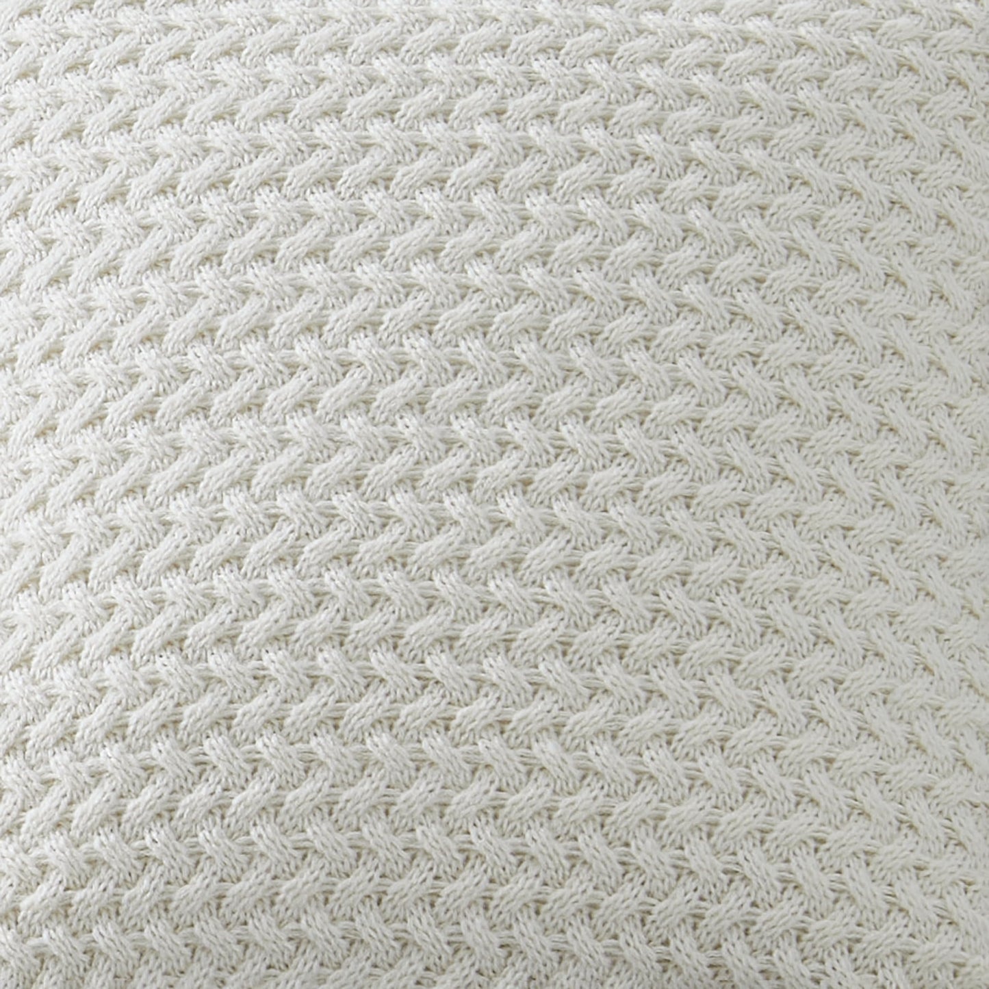 Southshore Fine Living, Inc. Taupe Throw Blanket for Couch or Bed with Matching Decorative Throw Pillow Cover, Acrylic Knit Throw Blanket and Throw Pillow Cover, Taupe
