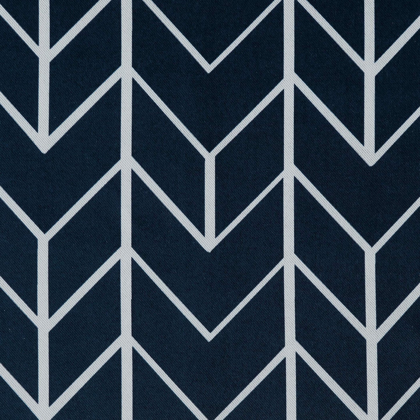 Sun Zero Kenwood Chevron Blackout Grommet Curtain Panel, 40" x 84", Navy Blue