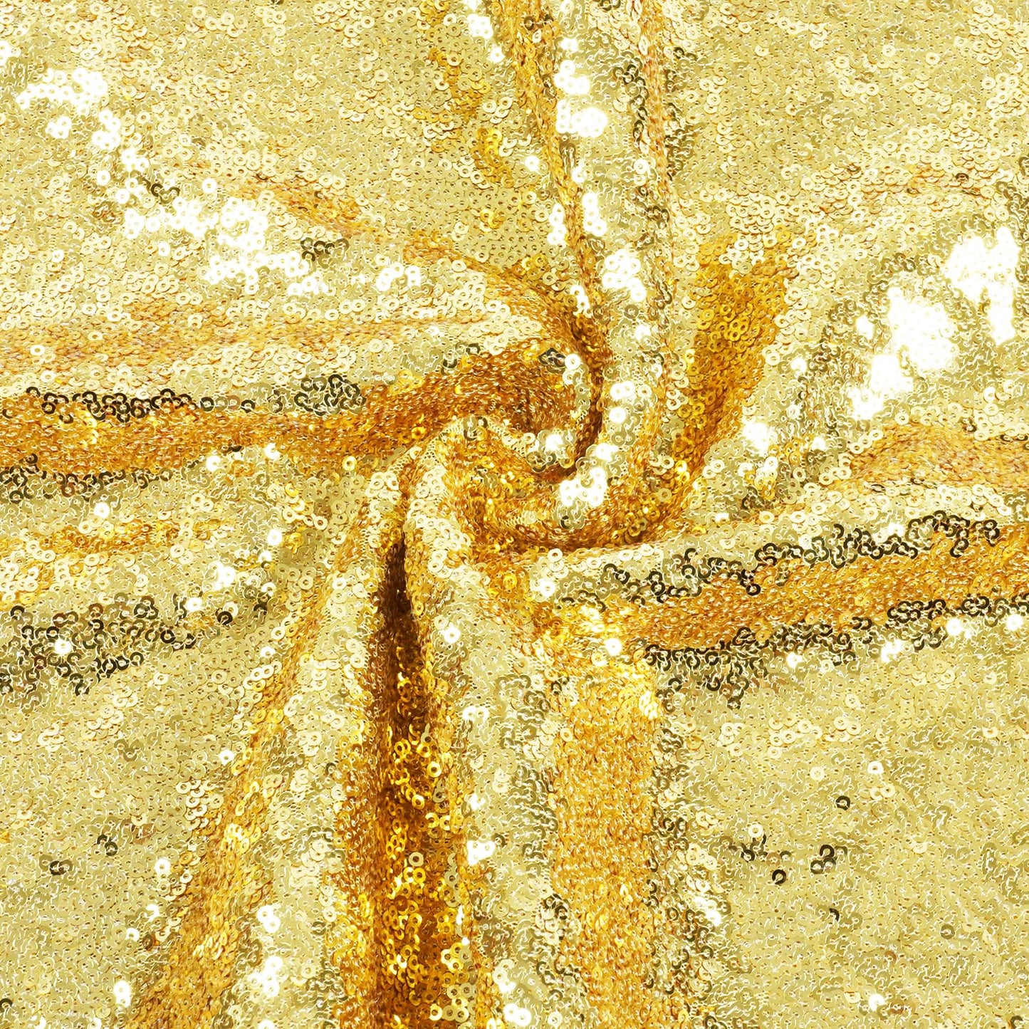 Eternal Beauty Gold Sequin Tablecloth, 50x78-Inch Rectangle Glitter Table Cloth for Mother's Day Birthday Party Wedding Decoration