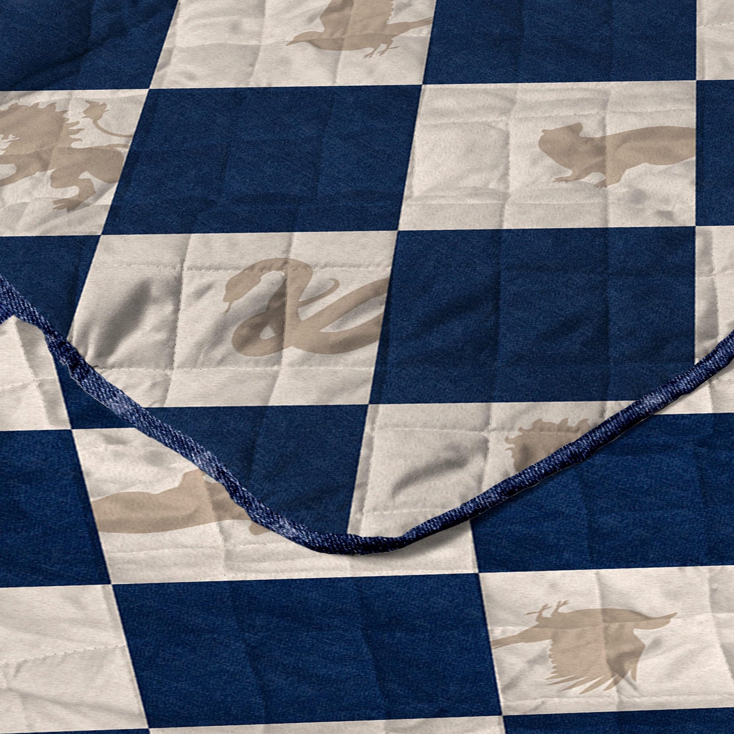 Harry Potter Herald Call Twin Quilted Throw Blanket Adults Boys Girls, Soft Lightweight Bedding for Bed, or Couch, 60 x 90 inches