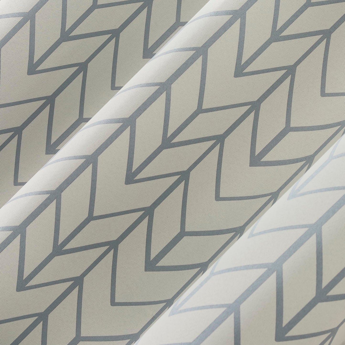 Sun Zero Kenwood Chevron Blackout Grommet Curtain Panel, Stone, 40"W x 84"L (1 Panel)