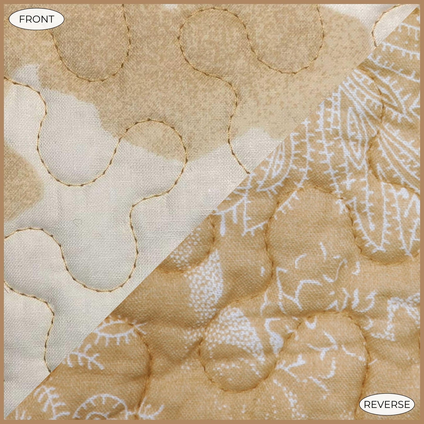 Paseo Road Elsa Queen Cotton Quilt Set, 3 Piece Western Bedding Set with Pillow Shams, Light Tan Cow Print Reversible Quilt, Soft Cozy Rustic Farmhouse Bedding, Lightweight Quilt, Southwestern Bedding