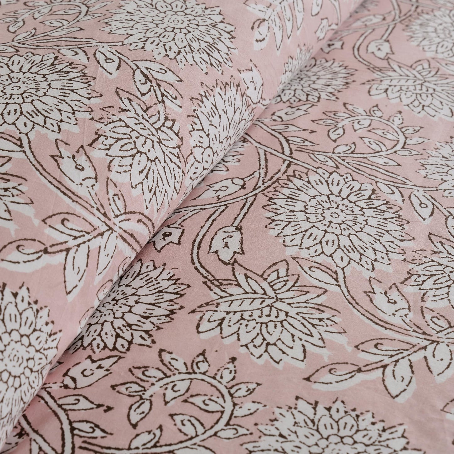 Levtex Home Adare Blush Reversible Full/Queen Comforter Set (90x94in) with 2 Pillow Shams (26x20in) - Floral Bedding - Blush and White - 100% Cotton Full/Queen Size Comforter Set - Soft, Pre-Washed