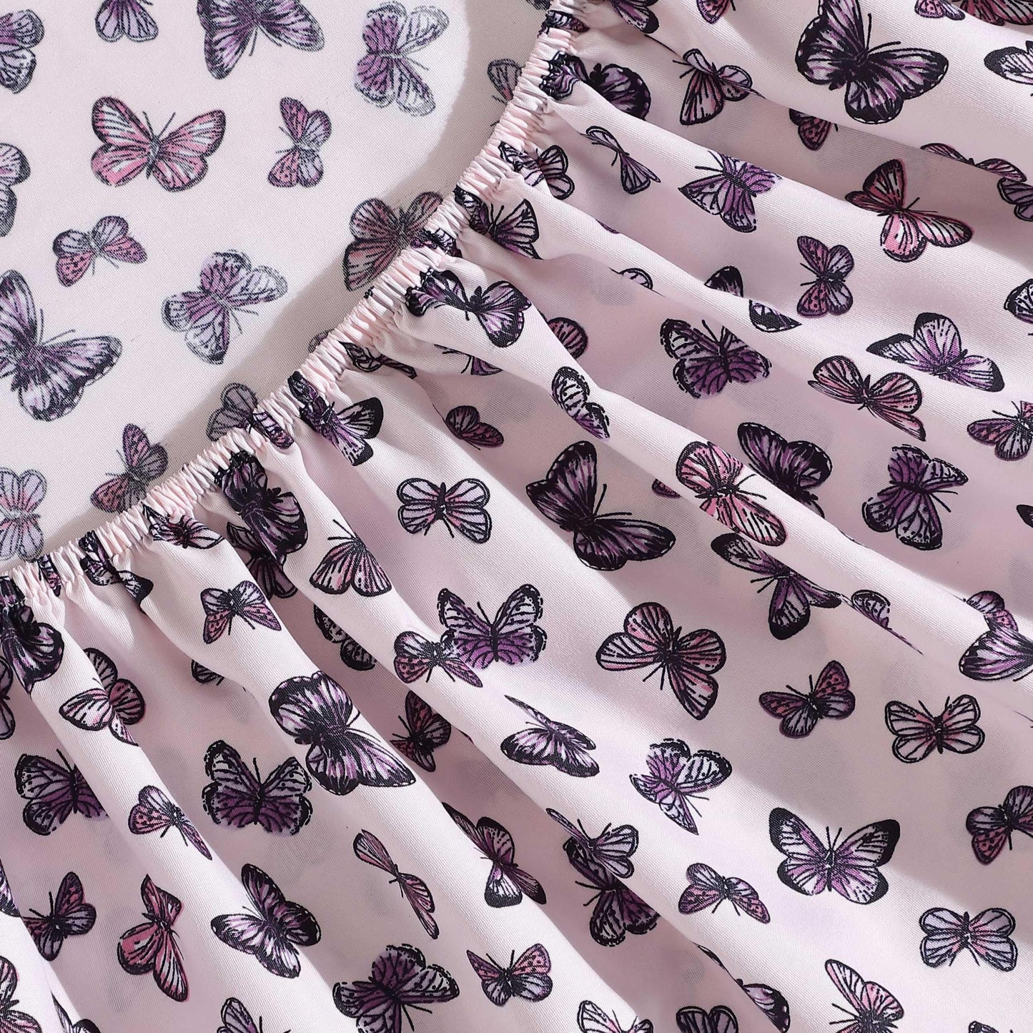 Betsey Johnson - Full Size Sheet Set, Smooth & Lightweight Bonus Bedding with Deep Pockets, Fade & Wrinkle Resistant, 6 Piece Bed Sheets with Matching Pillowcases (Butterfly Delight Pink)