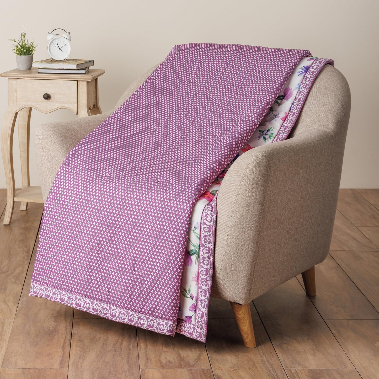 Maison d' Hermine Throw Blanket for Couch Lightweight Soft Warm Breathable Cotton Throw Blankets for Bed Girls Boys Women Men Gifts Sofa Travel Living Room Spring Summer (Chardon, 60" X 80")