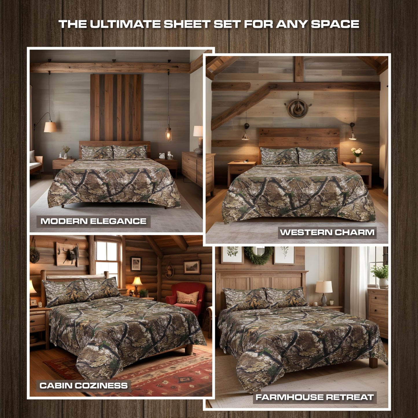 VISI-ONE RealTree APX Twin Camo 3 Piece Microfiber Sheet Set – Unisex Bedding for Kids, Toddlers & Teens, Perfect for Little Hunter, Outdoor Explorer & Nature Lover Bedrooms with Adventure-Ready Style