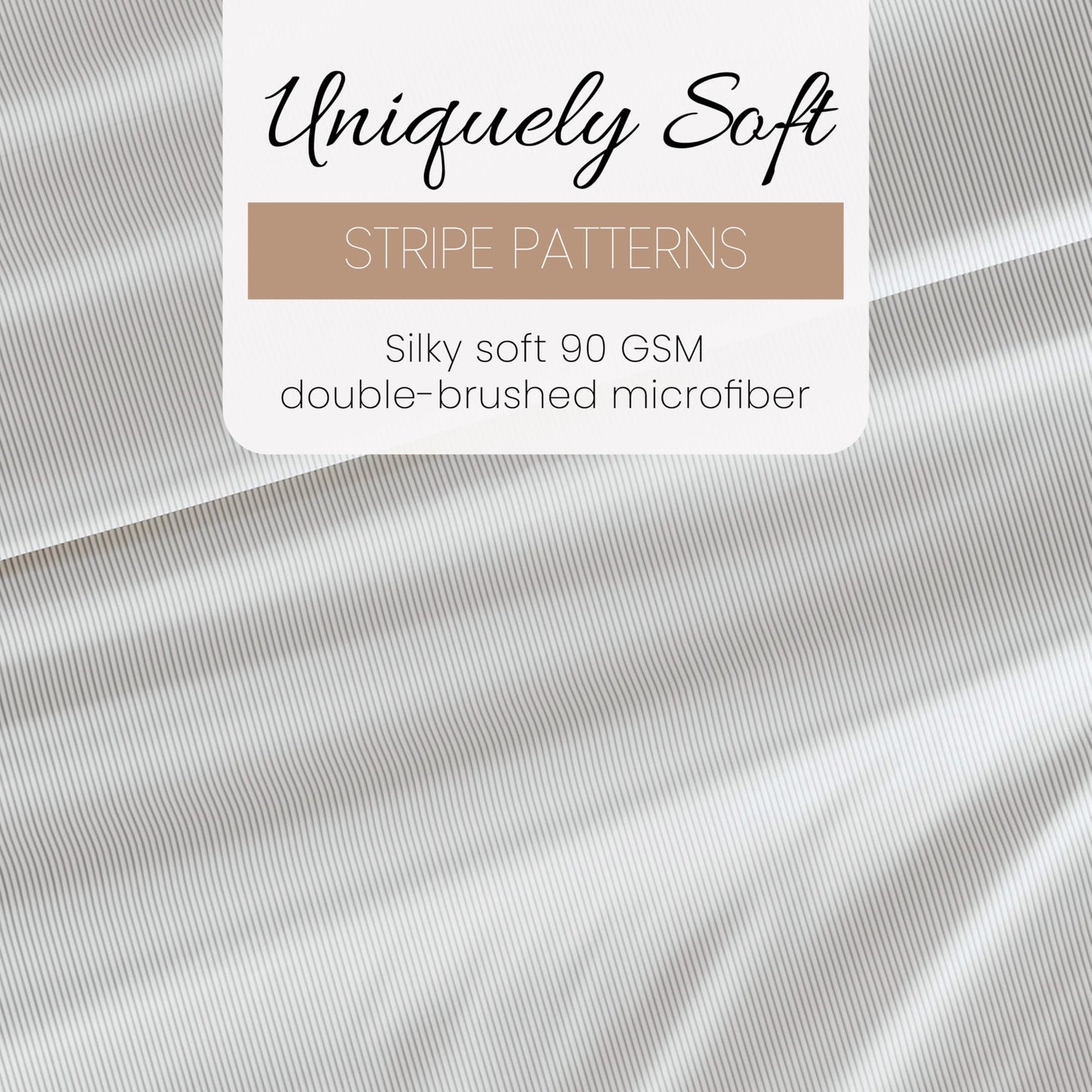 Linen Market 4 Piece Full Bedding Sheet Set (Light Gray Pinstriped) - Sleep Better Than Ever with These Ultra-Soft & Cooling Bed Sheets for Your Full Size Bed - Deep Pocket Fits 16" Mattress