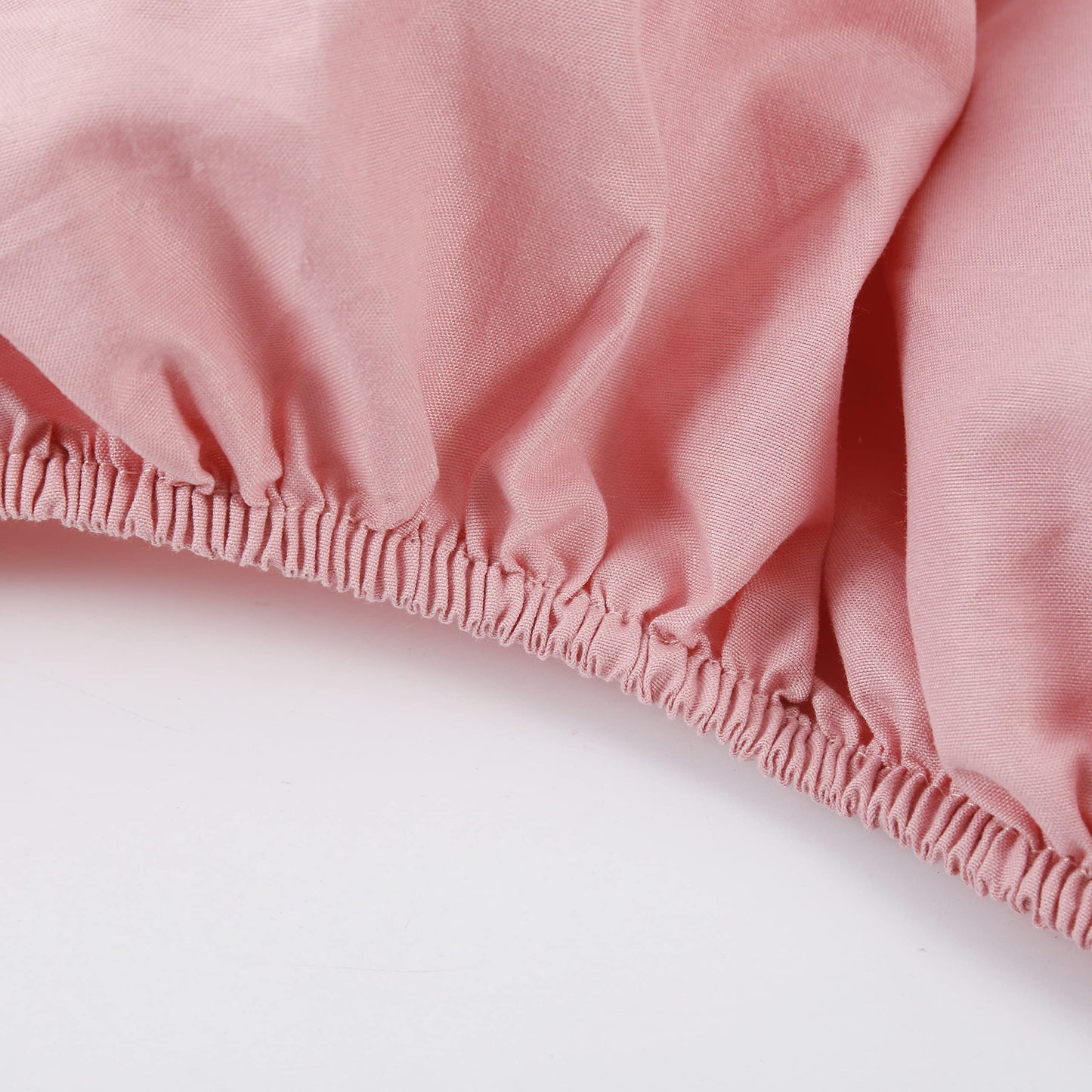 NHNHN Fitted Sheet-Deep Pockets-Soft Microfiber-Easy Care-Shrinkage and Fade Resistant-Fitted Sheets Queen Size for Girl Woman Teens Kids-Only 1 Fitted Sheet (Queen, Blush)