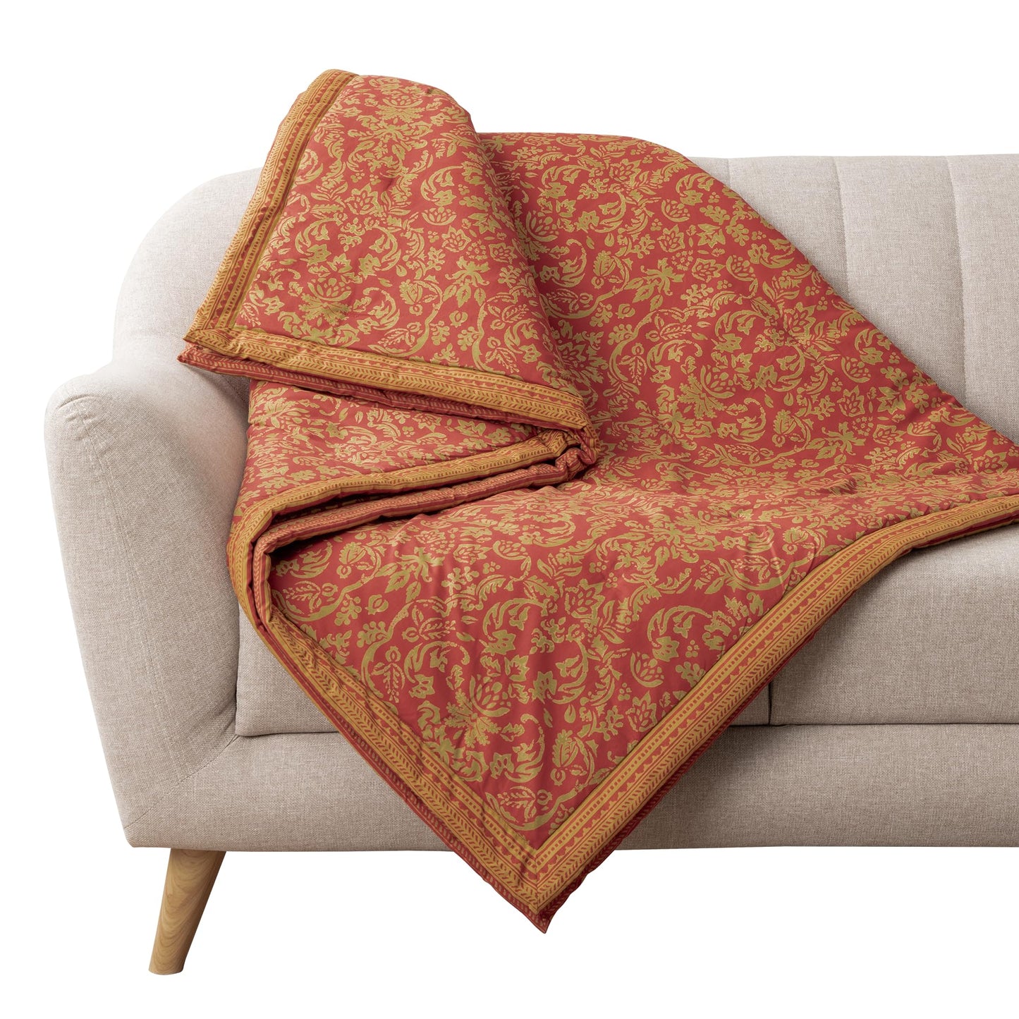 Maison d' Hermine Throw Blanket for Couch Lightweight Soft Warm Breathable Cotton Throw Blankets for Bed Girls Boys Women Men Gifts Sofa Travel Living Room Spring Summer (Sofia, 60" X 80")